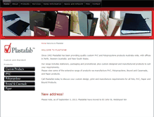 Tablet Screenshot of plastafab.com.au